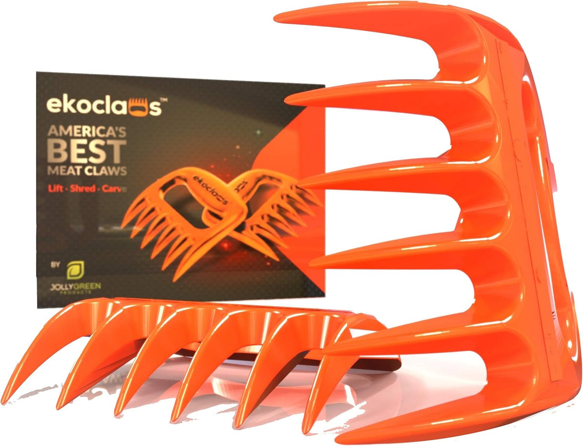 Ekoclaws Meat Claws, Professional Meat Shredder Claws for Shredding Meat, BBQ Accessories to Shred, Bear Claws for Shredding Meat, Pull, Lift & Carve Food