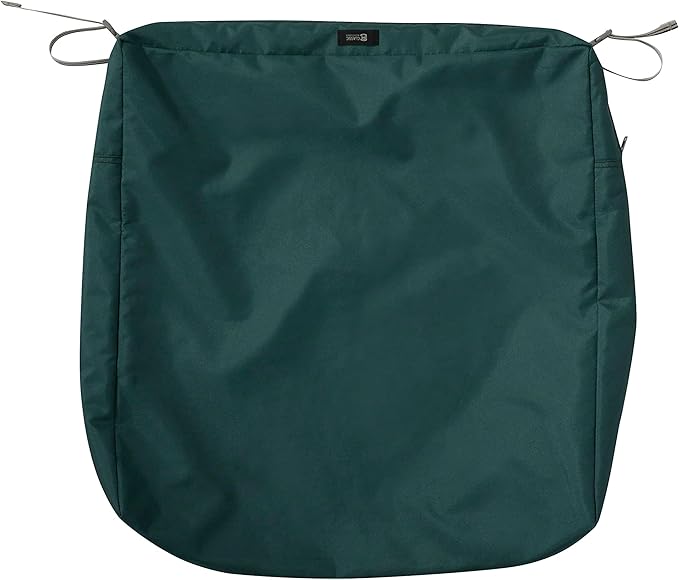 Classic Accessories Ravenna Water-Resistant Patio Lounge Chair/Loveseat Cushion, 25 x 27 x 5 Inch, Mallard Green
