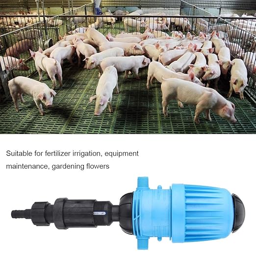 Chemilizer Chemical Injector, 1%-10% Drip Irrigation Injector, Reusable Automatic Equipment Maintenance Chemical Fertilizer Chemical Liquid Doser Dispenser for Industry Garden Hose Livestock