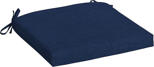 Arden Indoor/Outdoor Seat or Rocking Chair Cushion, 19 x 18, Water Repellent, Rain Proof, Fade Resistant Cushion for Rocking or Dining Chairs Sapphire Blue Leala