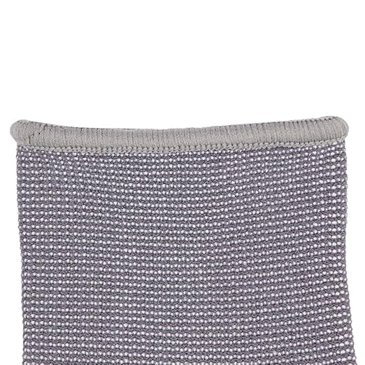 Amazon Basics Micro-Foam Nitrile Coated Work Gloves, Nylon Liner Fiber, Touch Screen, Grey, Size 6/XS, 12-Pair