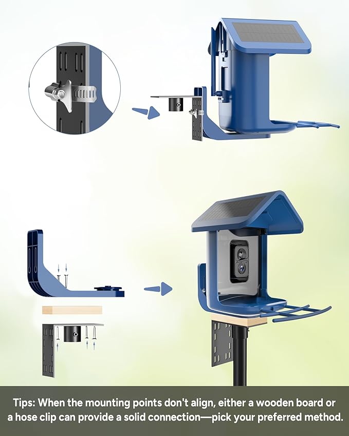 Bird Feeder Pole Stand – 60 Inch Height Feeding Station with 1-Inch Dia Heavy Duty for Hanging Feeders, Bird House Pole Mount Kit for Outdoor, Slip-Fit Connection