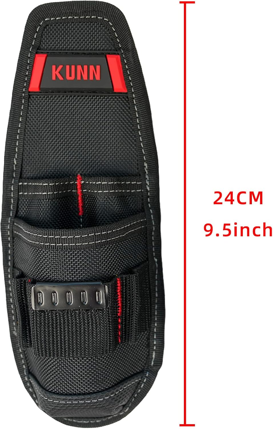 KUNN Construction Tool Holder Small Electrician's Tool Pouch for Tool Belt