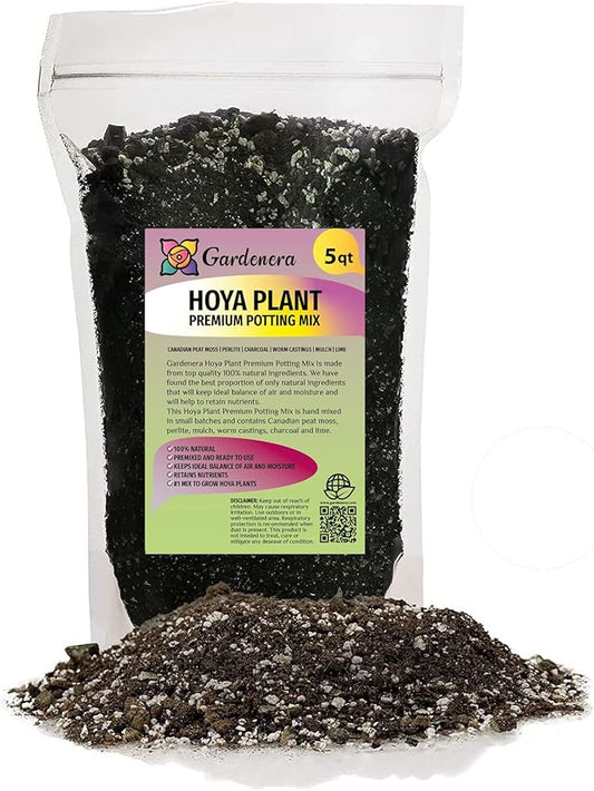 Hoya Plant Premium Potting Mix - 5 Quart - Optimal Balance for Thriving Hoyas: Air, Moisture, and Nutrient Retention