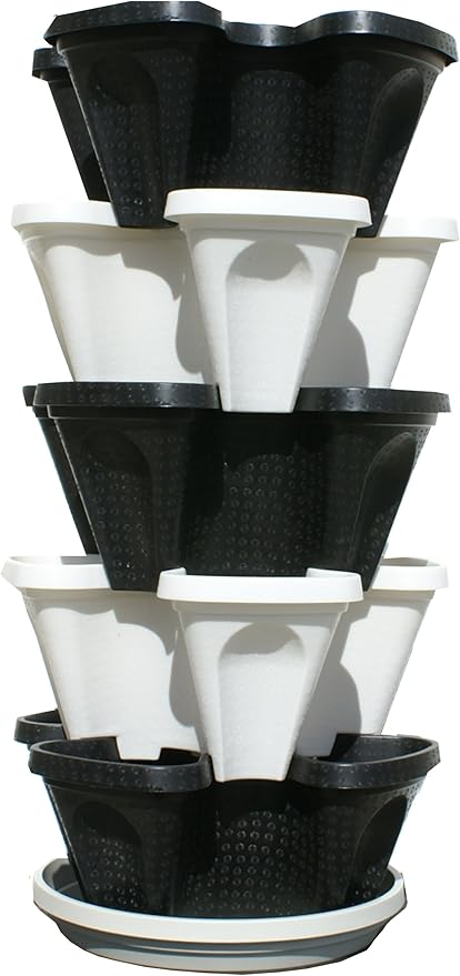 Mr. Stacky Multiple Color (Black + White) 5 Layer 13inch Vertical Plan ...