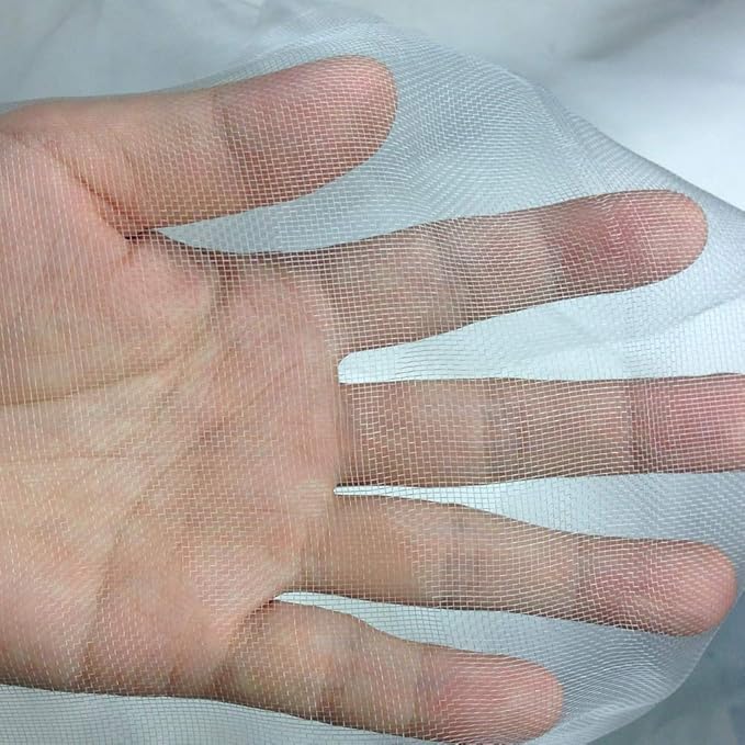 10x30Ft Mosquito Bug Insect Bird Fine Mesh Net Barrier Hunting Blind Garden Screen Netting for Protect Your Plant Fruits Flower