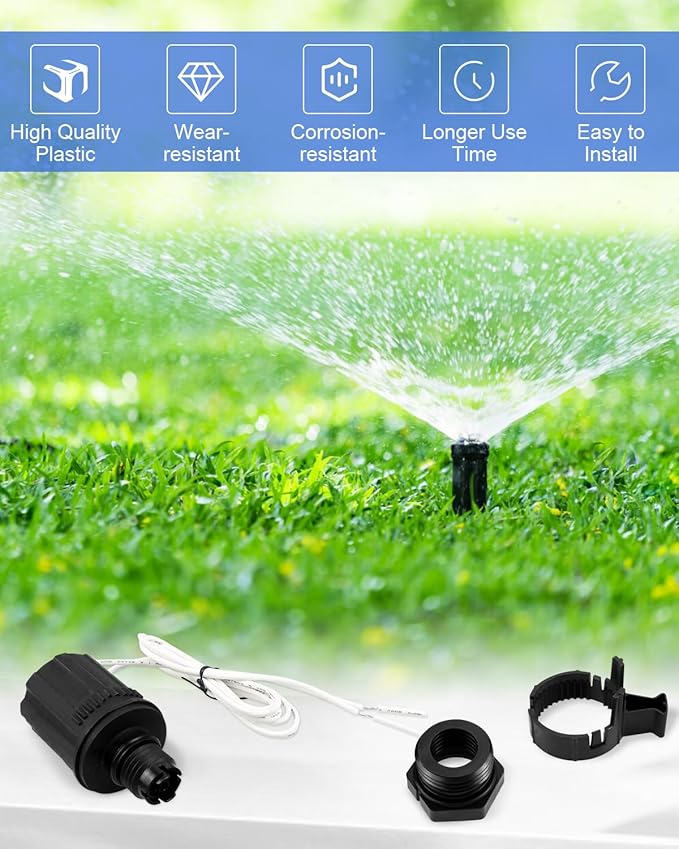 2Pack Solenoid Repair Kit Fit for HydroRain Rain Bird Sprinkler System PEB PGA EFB-CP BPE BPES and GB Valves Replacement Solenoid 236239 Efficient Water Control