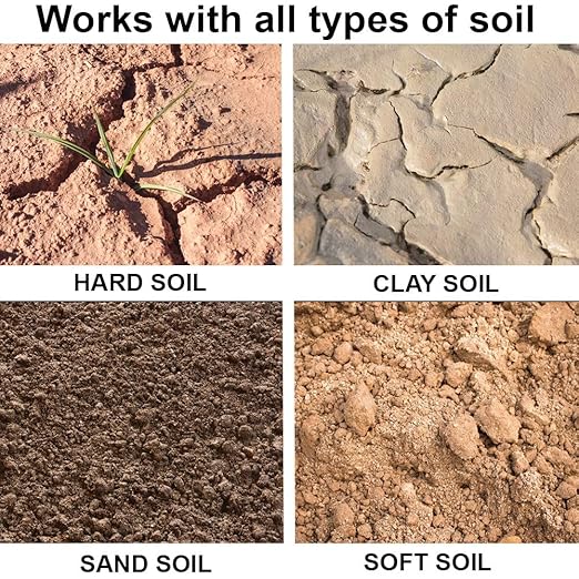 Auger Drill Bit for Planting 3 Pack with Extension - Spiral Hole Planter for Bulbs, Fence Posts, and Umbrella Holes - 3/8'' Hex Drive Drill- Gardening Hole Digger Yard Tools - Garden Drill Attachments