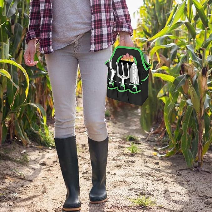 8-Piece Heavy-Duty Gardening Tools with Ergonomic Handles and Storage Bags Make A Wonderful Gift for Parents