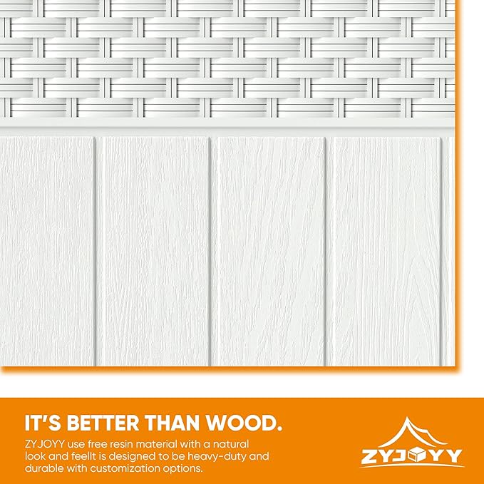 33 Gallon Resin Deck Box, Weatherproof Outdoor Storage Box for Patio, Garden and Yard, Lockable Waterproof Bin for Tools, Cushions, and Accessories, White