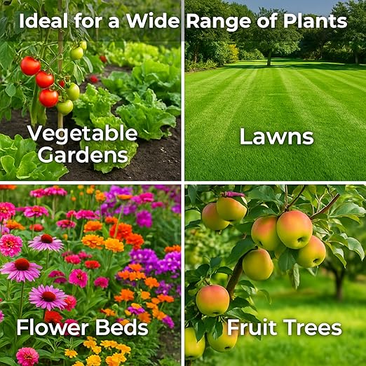 Gypsum for Soil - Calcium for Plants - Gypsum Fertilizer for Gardening, Lawn & Vegetables - Calcium for Garden (8 oz - 0.5 lb.)