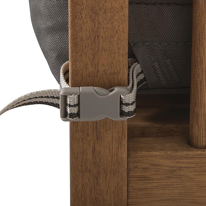 Classic Accessories Ravenna Water-Resistant Patio Lounge Chair/Loveseat Cushion, 25 x 27 x 5 Inch, Dark Taupe