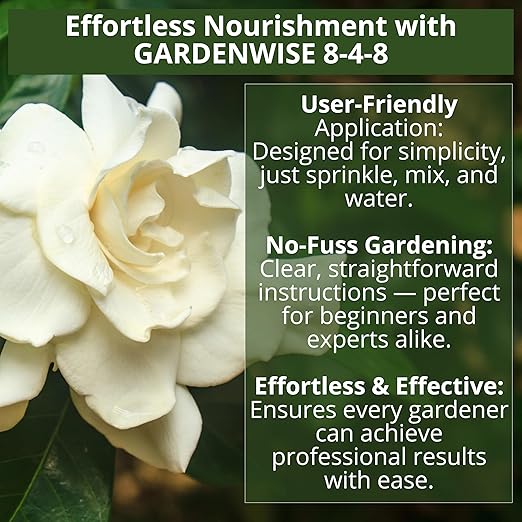 8-4-8 Acidic Fertilizer for Azaleas, Camellias (Camelia), Hydrangeas, Blueberries, Gardenias, Magnolia Trees, Evergreens, and Rhododendrons - Ideal Iron-Rich Plant Food (5 QUARTS)