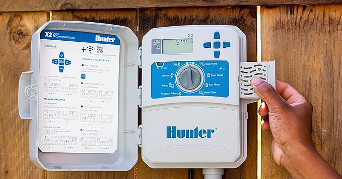 Hunter Hydrawise X2-1400 14 Station Hydrawise Controller Bundeled with Wand WiFi Module X2 14 Zone Outdoor or Indoor Smart Internet X21400 Irrigation Timer