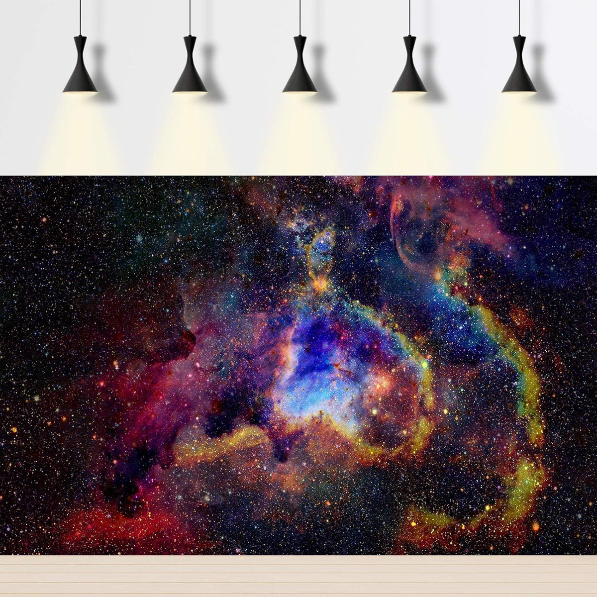 Outer Space Aquarium Background Fantasy Alien Planet Nebula and Galaxies Terrarium Background Stars Nebula Atmosphere Fish Tank Background Outer Space Reptile Tank Background 30x18in