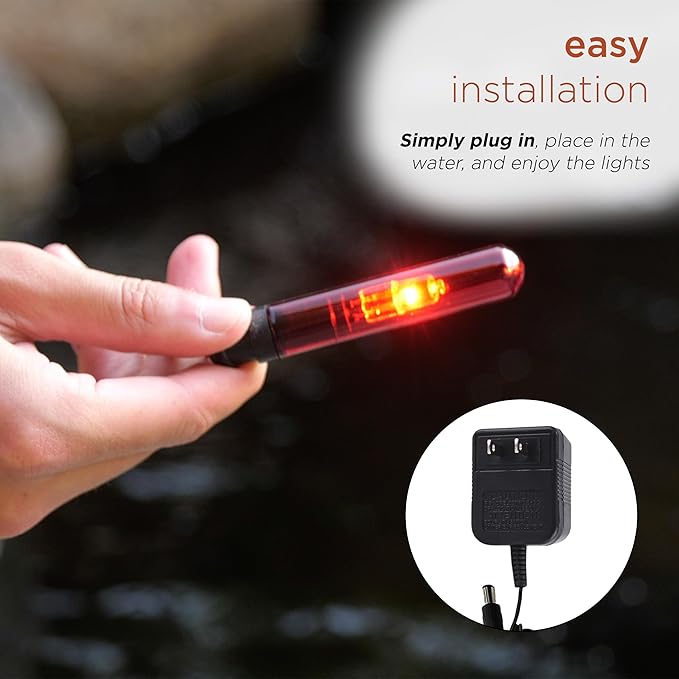 Alpine Corporation Outdoor Submersible Waterfall, Pond, and Fountain Halogen Lights