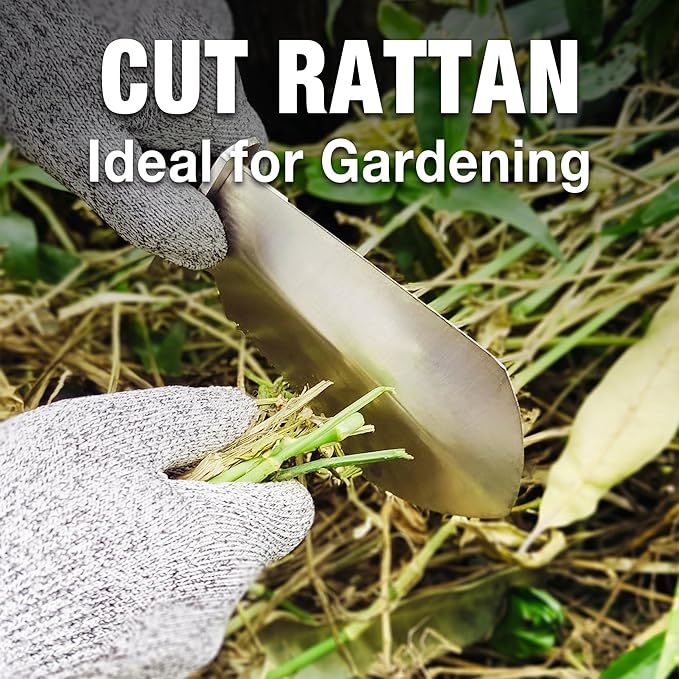 Hori Hori Garden Knife Heavy-Duty Small Gardening Trowel, for Quick Digging, Cutting, Weeding