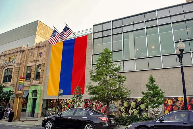 Armenia Extra Large Flag 10x15FT Giant Armenian National Polyester Flag With 5 Grommets For Patriotic Armenian Themed Festival Events Party Decoration (Armenia, 10x15FT)