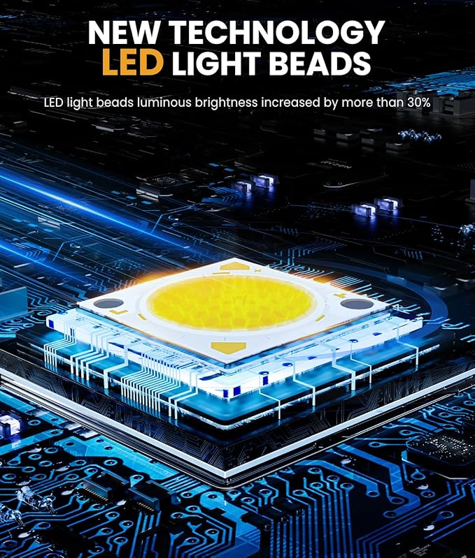 Bright Solar Spot Lights Outdoor, [58 LED/12000K/3 Modes] Solar Lights Outdoor Waterproof IP67, Auto On/Off, 2-in-1 Wall Light Flood Light for Tree Yard Garden Pathway, 2 Pack