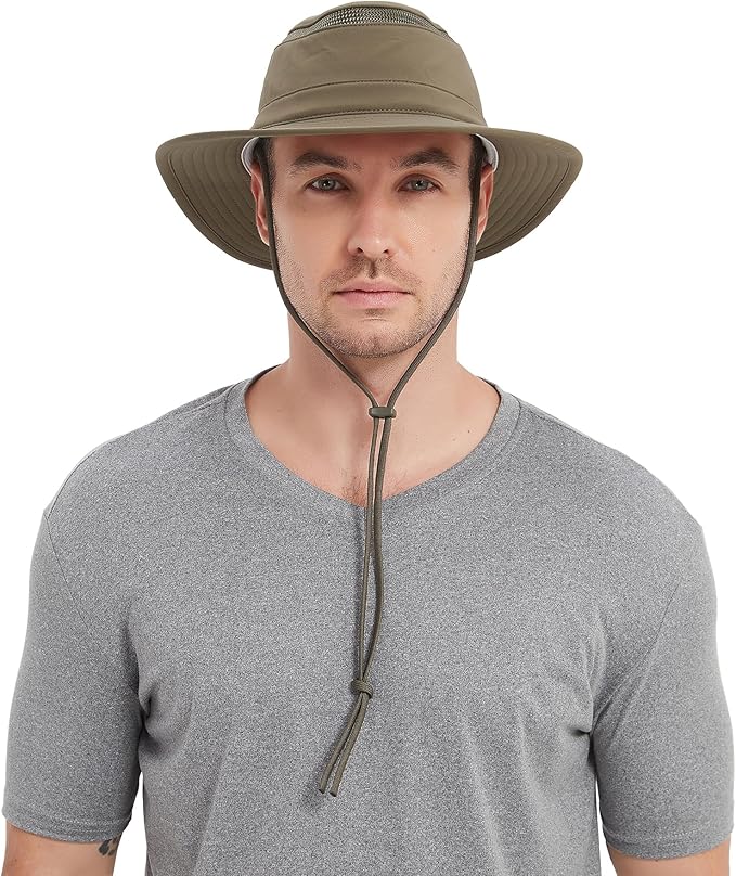 Cimarron Wide Brim Safari Sun Hat for Women & Men – UPF 50+ Outdoor Fishing Hat | Hiking, Running Travel Sun Protection Hat