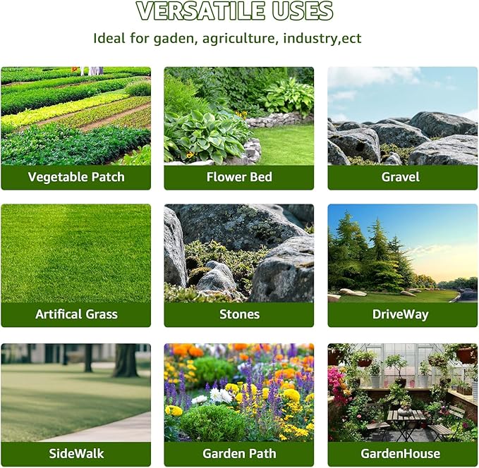 Heavy Duty Weed Barrier, 3.2oz Black Weed Blocker Fabric, Garden Fabric Weed Barrier, Weed Control Fabric Ground Cover, Landscape Fabric for Road, Gardening Mat (3FT*300FT)