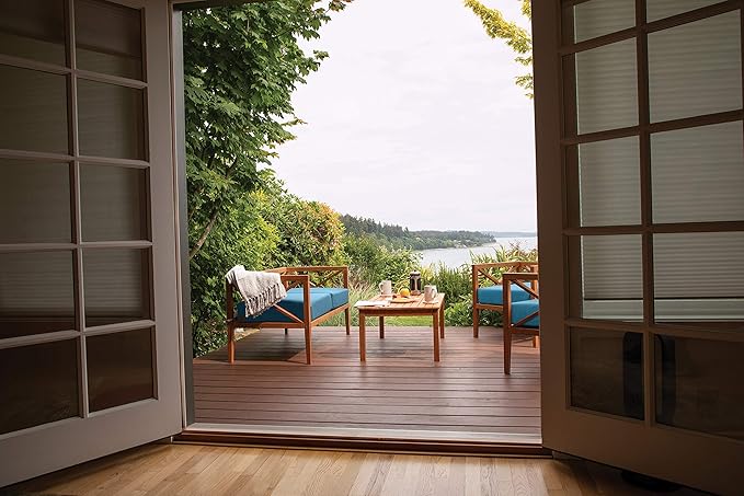 Classic Accessories Ravenna Water-Resistant 19 x 19 x 3 Inch Patio Seat Cushion, Empire Blue, Chair Seat Cushion