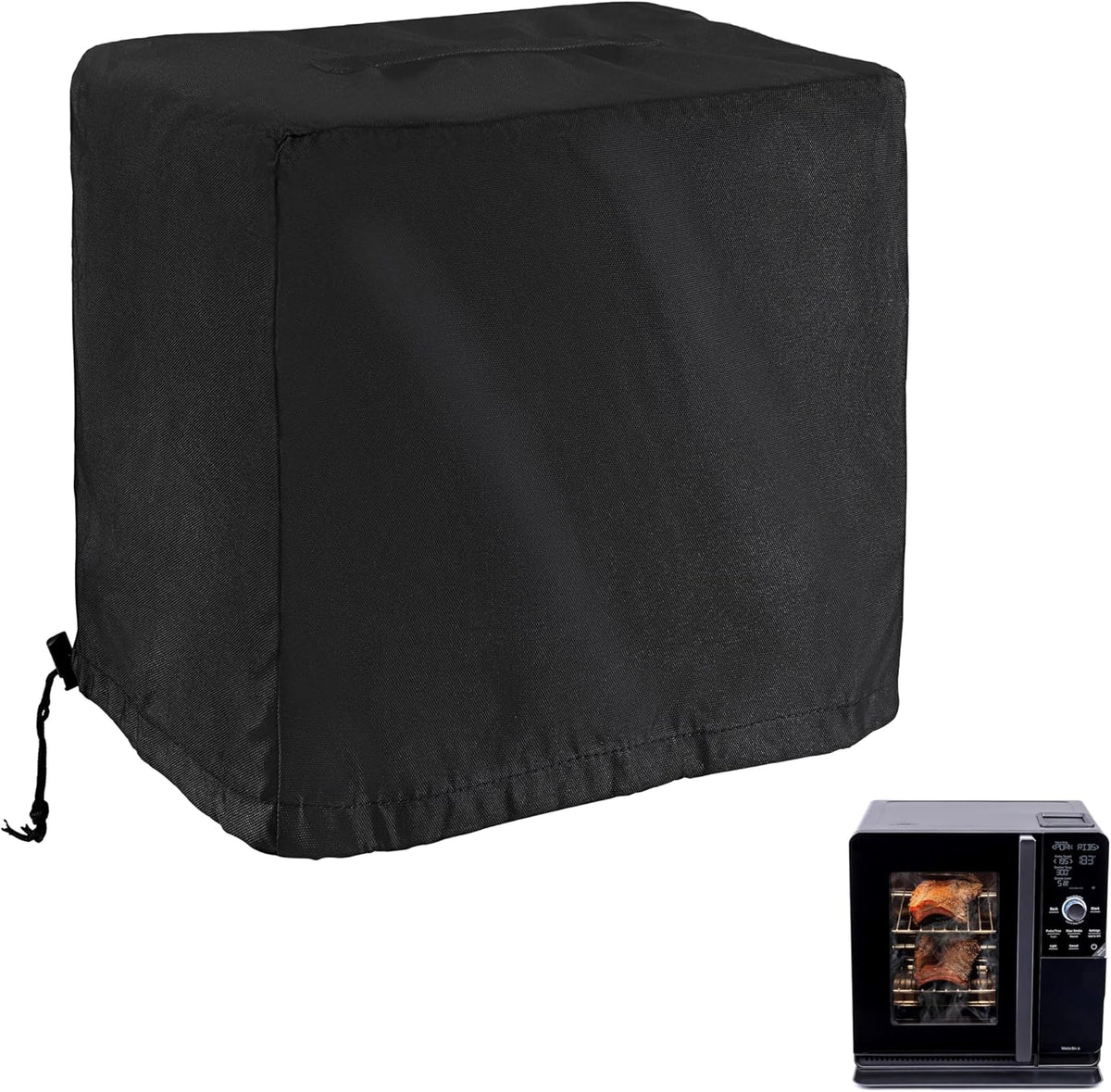Pellet Smoker Cover for GE Profile Indoor Pellet Smoker, Heavy-Duty 600D Protective Cover for Tabletop Smoker Pellet Smoker Grill