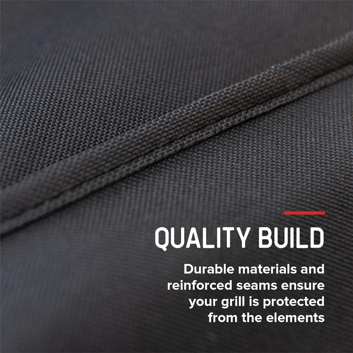 Nexgrill Premium 56" Gas Grill Cover, Water-Resistant Heavy Duty Polyester, Adjustable Straps, Built-in Pouch, Designed for 720-1012, 720-0925 and Standard 3 & 4-Burner BBQ Grills - 700-20143