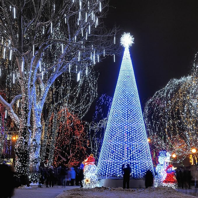 6 Pack Solar String Lights Outdoor, 600 LED Extra-Long 236Ft Solar Lights Outdoor with 8 Lighting Modes, IP65 Waterproof for Garden, Patio, Xmas, Balcony, Tree, Wedding, Party Decor (White)