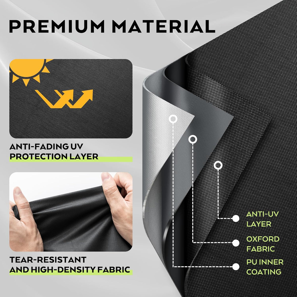 Smoker Cover for Pit Boss PBV3G1 Smoker Grill, Outdoor Grill Cover for Pit Boss Vertical Smoker Grill