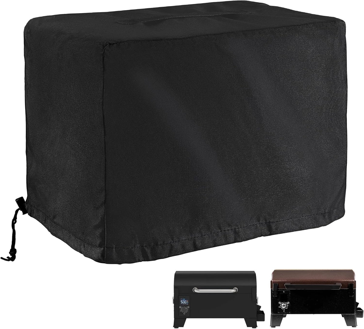 Pellet Grill Cover for Pit BOSS 10697 Table Top Wood Grill, Pellet Smoker Cover for Pit Boss Portable 150 Pellet Grill PB150PPG, Protective Cover for Portable Smoker