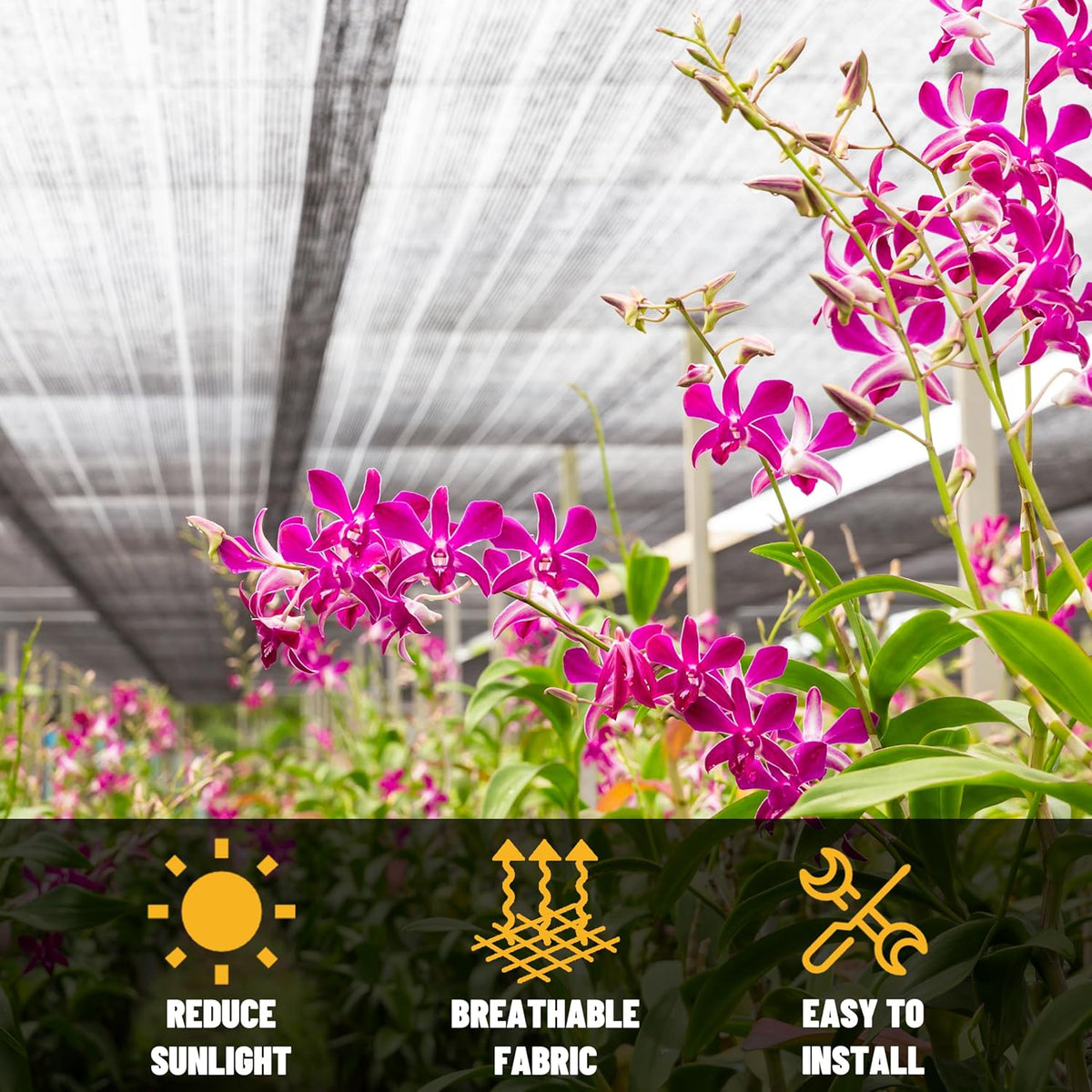 ShadeMart 50% Shade Cloth for Plant, Black 18FT x 87FT Custom Size Outdoor Shade Tarp, Shade Cover with Upgrade Grommets and Zip Ties, Netting Sunblock Net for Vegetables Flower Garden Greenhouse