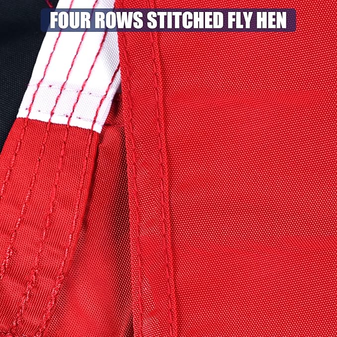 American Flag 8x12 Ft, Outdoor Premium US Flags, Heavy Duty Durable, 420D Oxford Nylon, Embroidered Stars, Brass Grommets