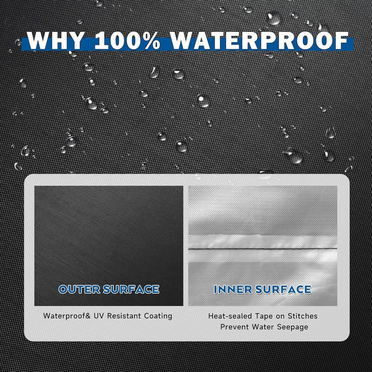 Grill Cover for Traeger Woodridge Elite Pellet Grill TFC97XLH, Outdoor Griddle Cover for Traeger Elite/Pro Pellet Smoker Grill, Waterproof BBQ Grill Cover for All Weather