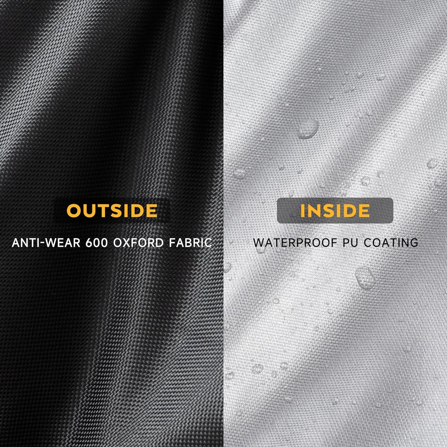 Grill Cover for Charbroil Grill2Go X200 Single Burner Gas Grill, Heavy-Duty 600D Tabletop BBQ Cover for CharBroil 1-Burner Portable Propane Gas Grill 17402049