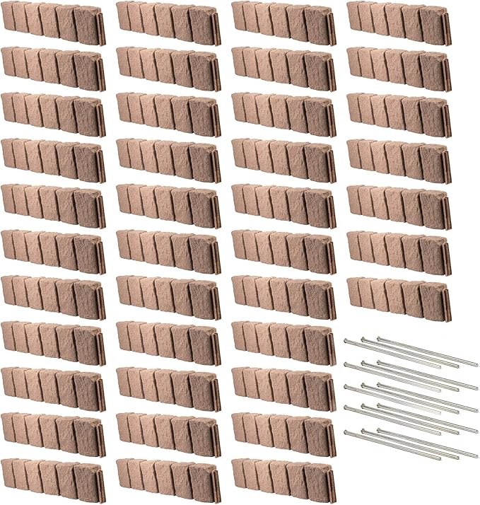 Beuta Landscape Edging | Garden Edging Border | Faux Stone Block XL for Lawn Edging, Flower Beds & Yard Edging – 40 Pack | Each Section Has 6 Blocks 48" L x 4" W x 9.5" H | 120 Spikes | Cobblestone