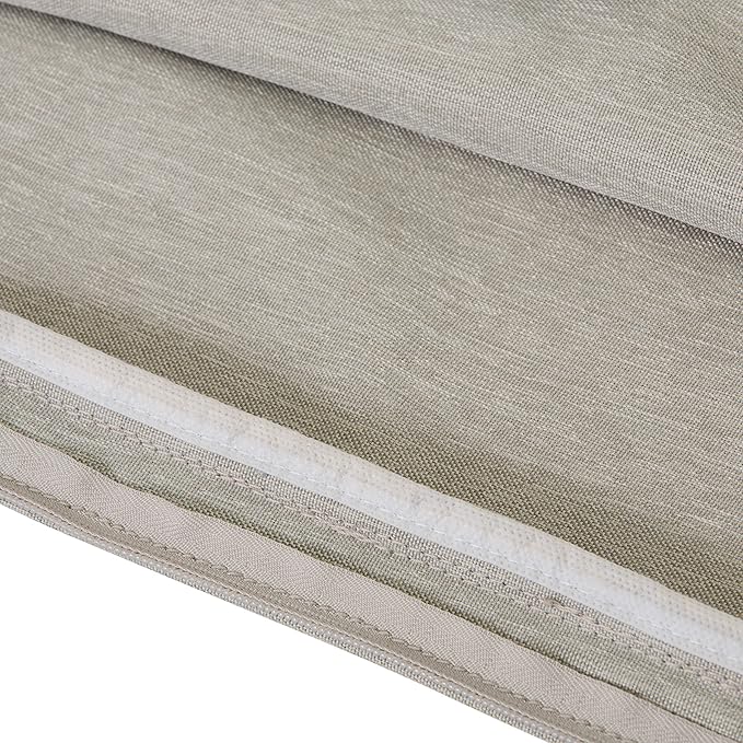 Classic Accessories Montlake Water-Resistant 21 x 22 x 4 Inch Patio Lounge Back Cushion, Heather Grey, Outdoor Loveseat Cushions