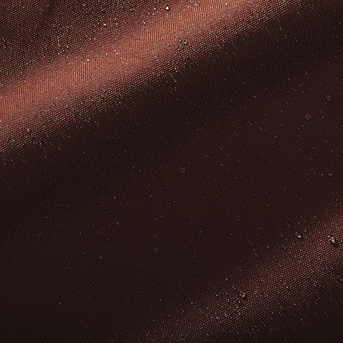 Classic Accessories Ravenna Water-Resistant 21 x 19 x 5 Inch Outdoor Seat Cushion, Durable Patio Furniture Cushion with Straps,Spice, Patio Loveseat Cushion